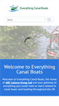 Mobile Screenshot of everythingcanalboats.com